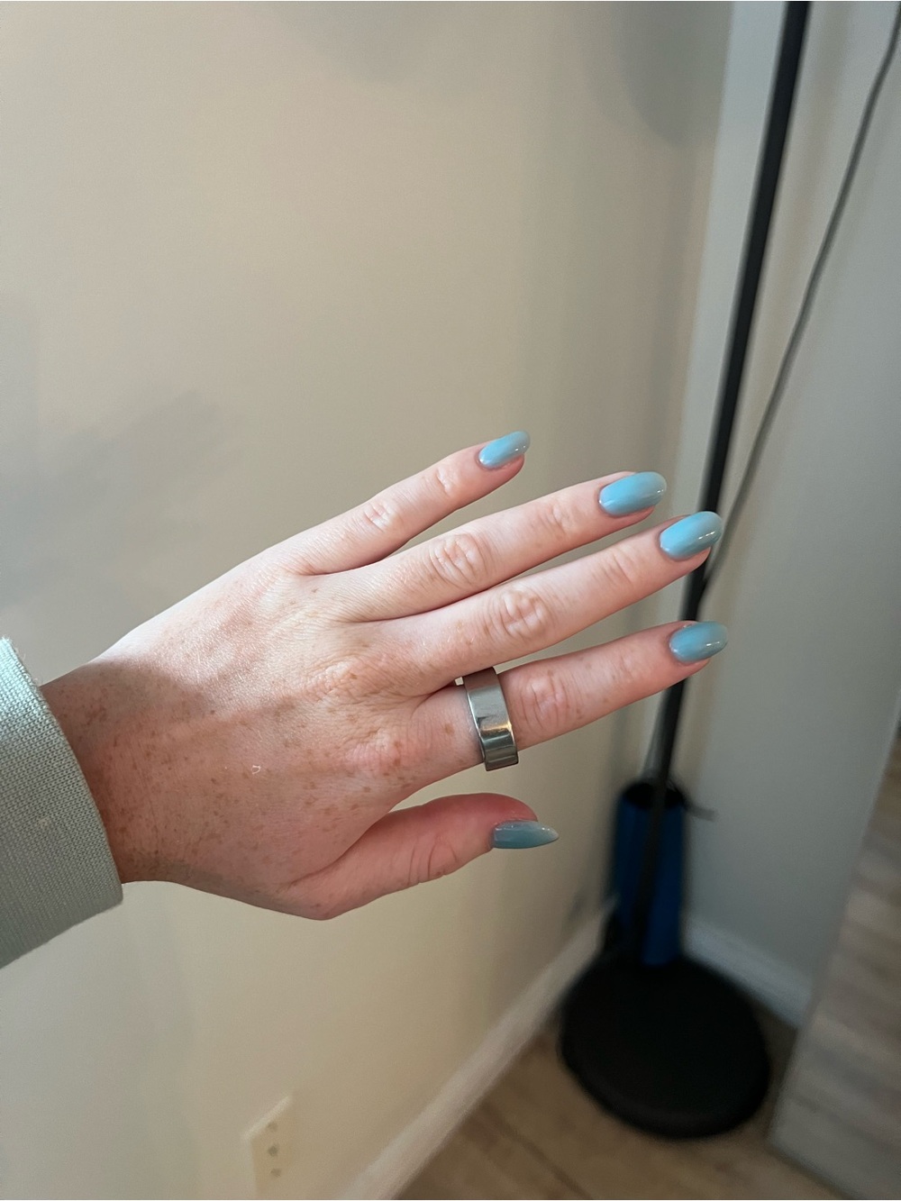 Ultrahuman Ring Air - Space Silver Size 8